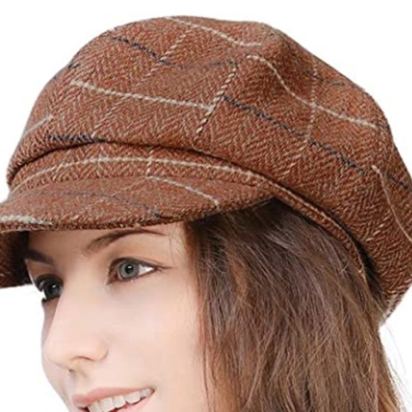 Women\'s sun hat, beret hat, NEWSBOY, women\'s Merin